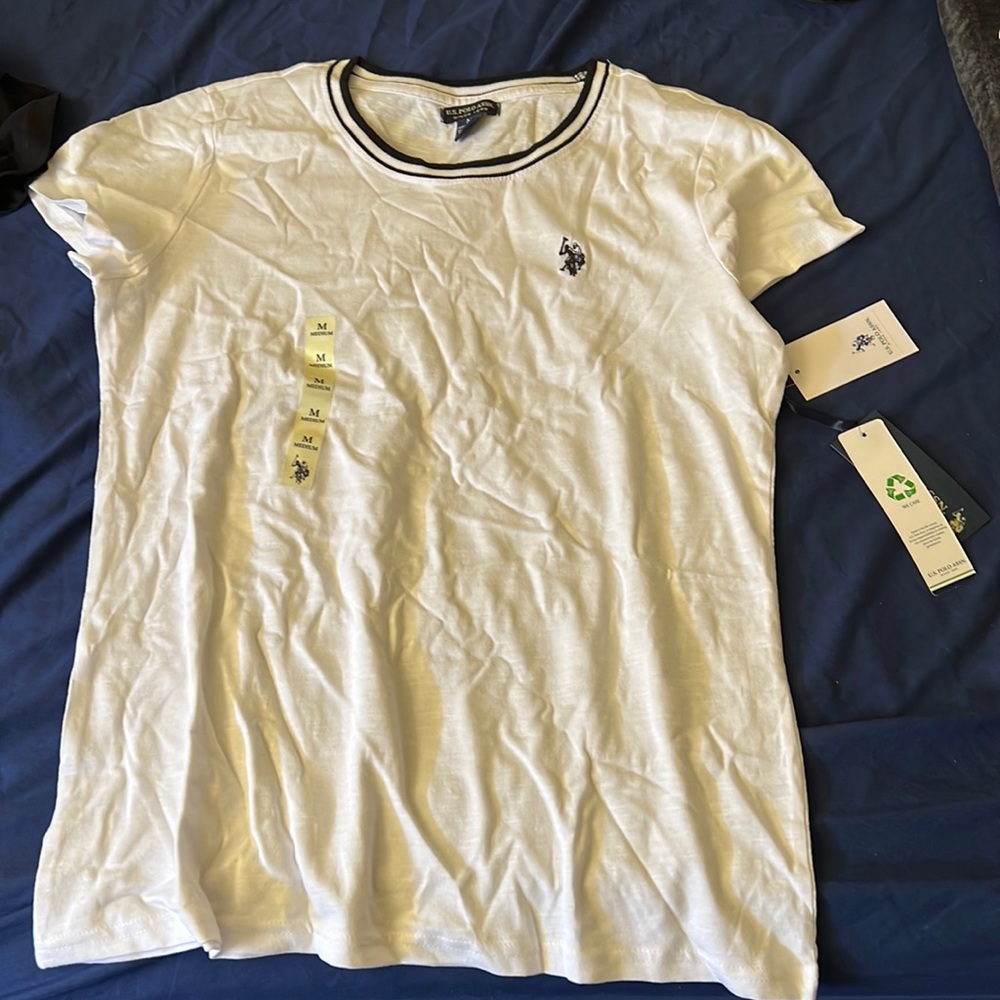 White U.S. Polo Assn. T-Shirt